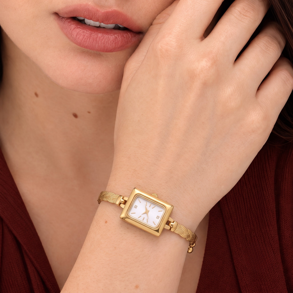 Braided Chain Bracelet Women’s Watch