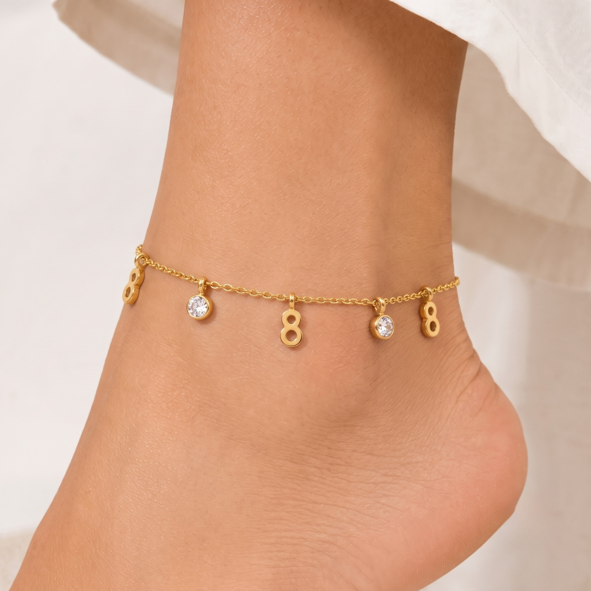 Infinity Charm Anklet