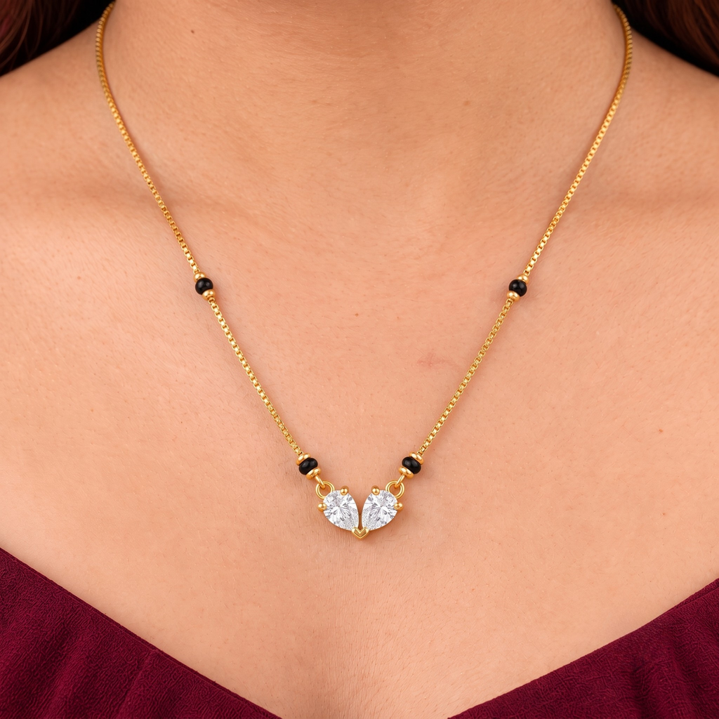 Heart Pendant Mangalsutra