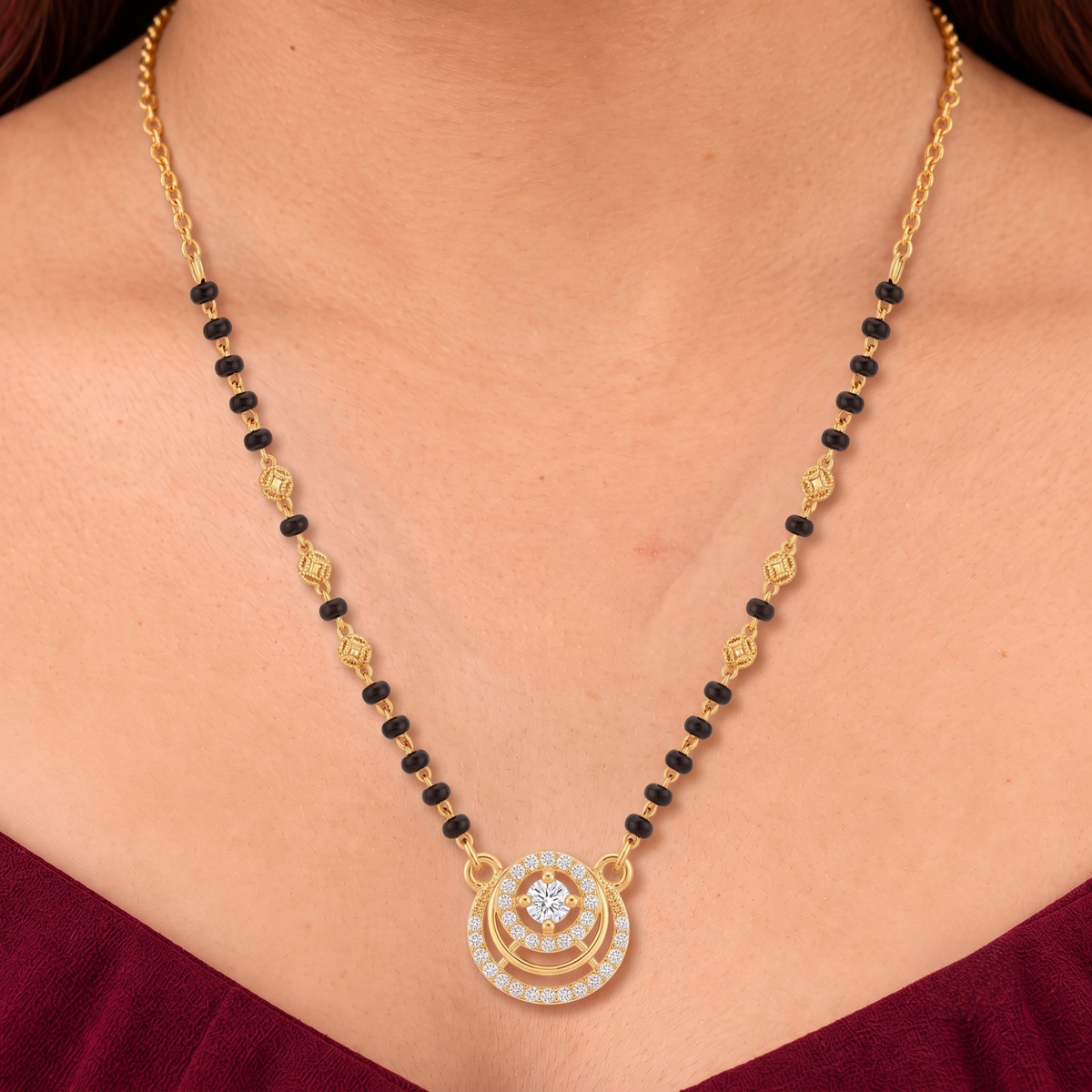 Aurelia Celestial Circle Mangalsutra