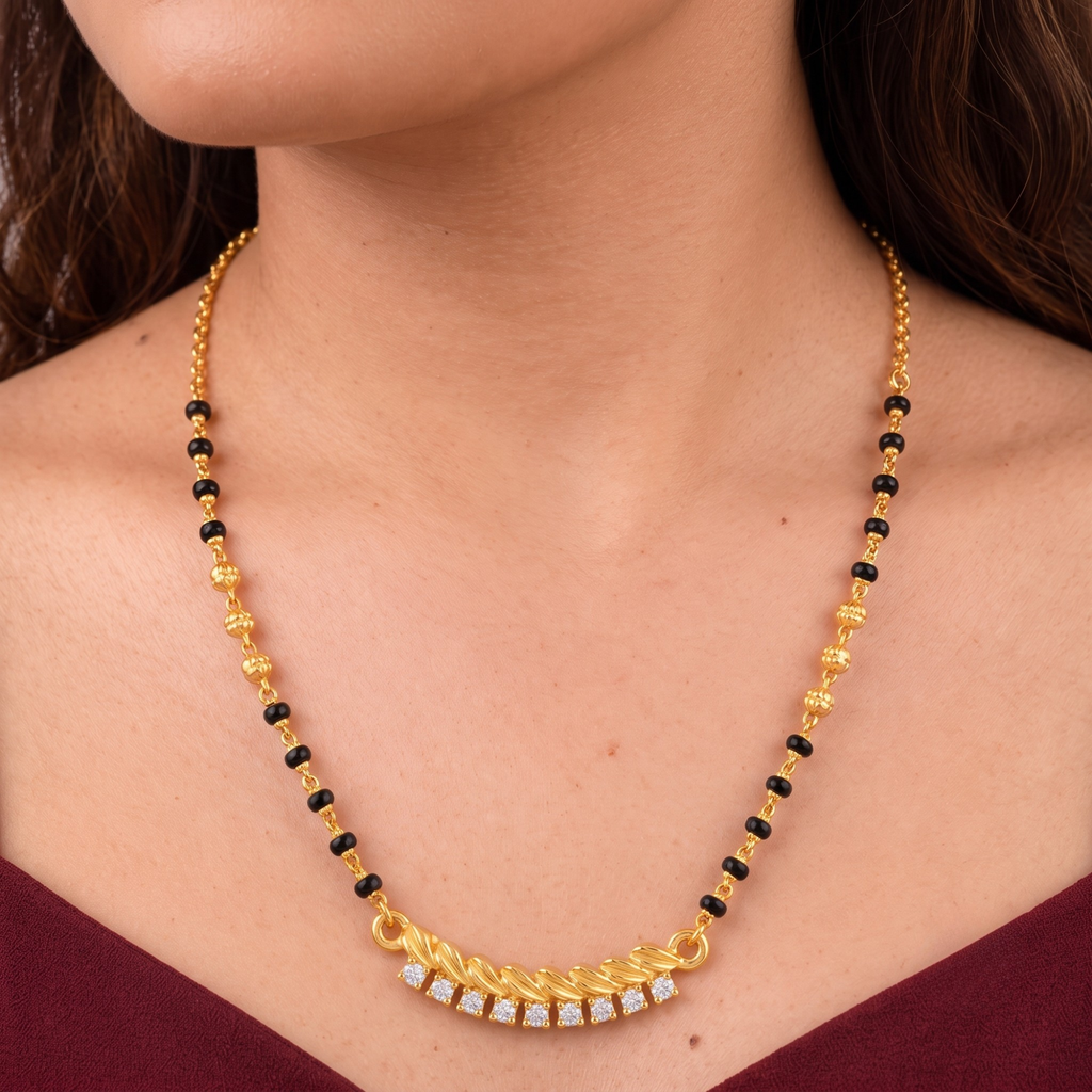Twisted Pendant Mangalsutra