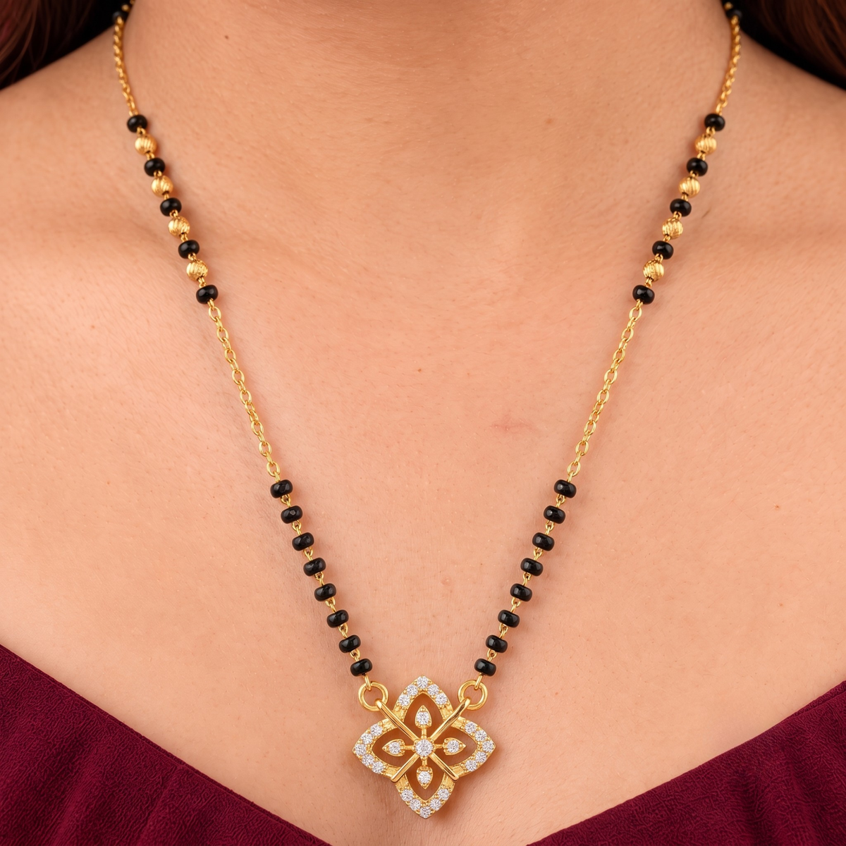 Aurelia Floral Mangalsutra