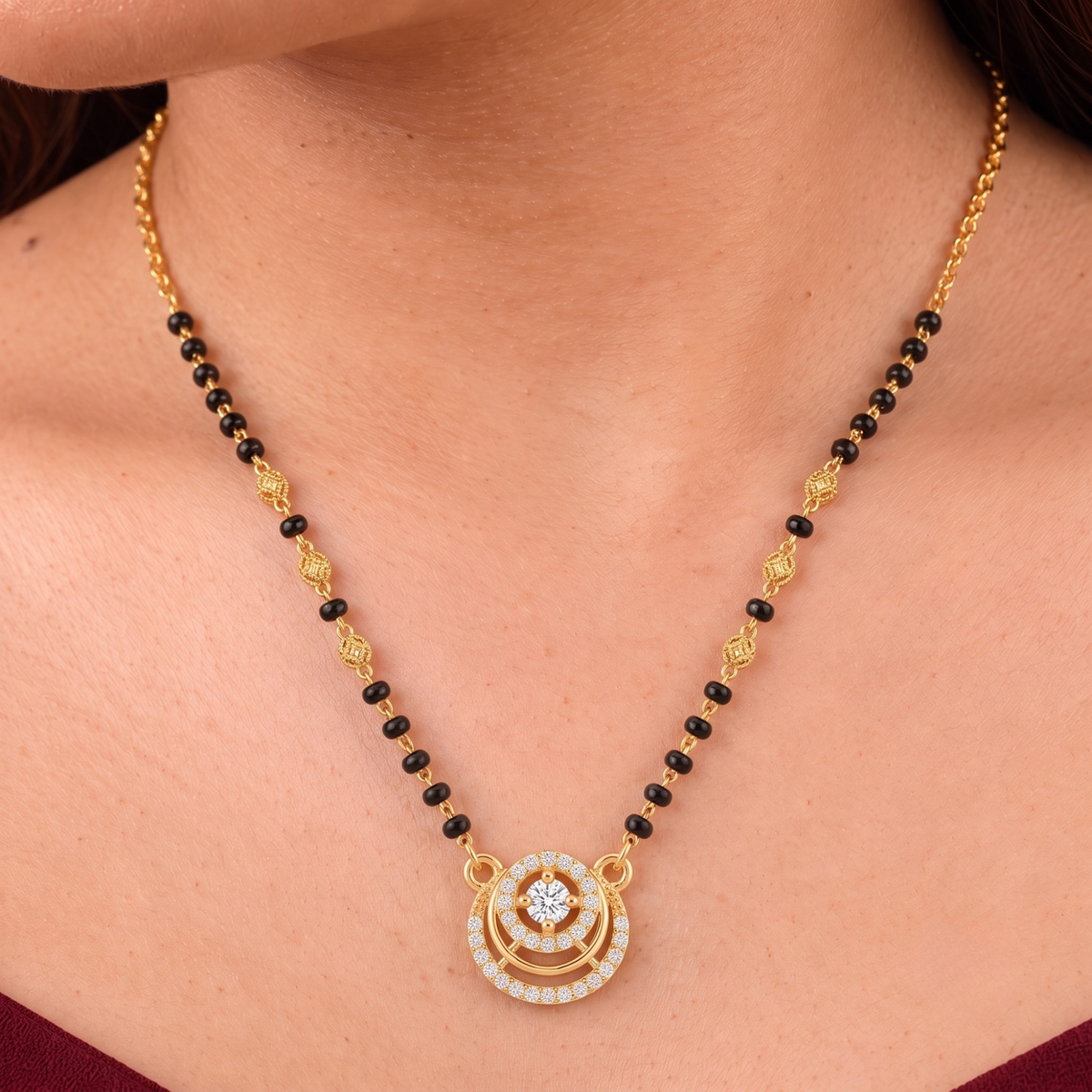 Aurelia Celestial Circle Mangalsutra