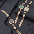 Anti Tarnish Stainless Steel Watch, Elegant Women’s Waterproof Wristwatch,
