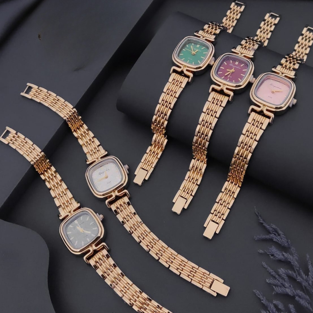 Anti Tarnish Stainless Steel Watch, Elegant Women’s Waterproof Wristwatch,