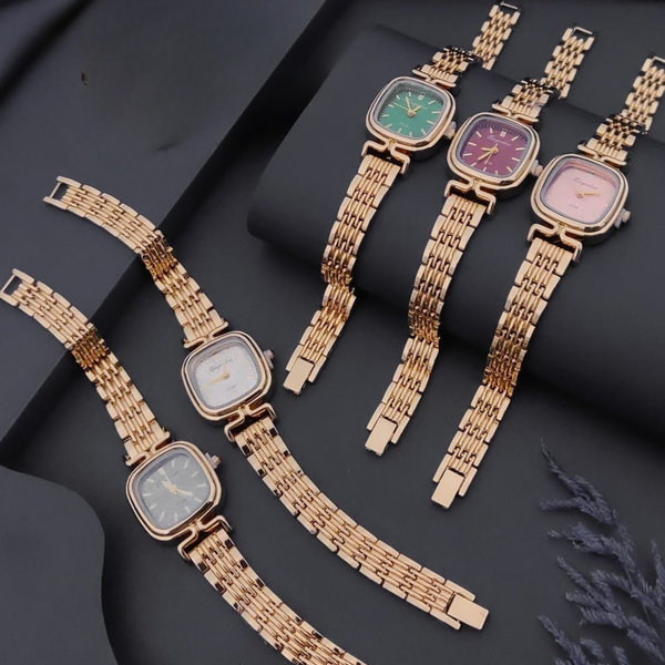 Anti Tarnish Stainless Steel Watch, Elegant Women’s Waterproof Wristwatch,