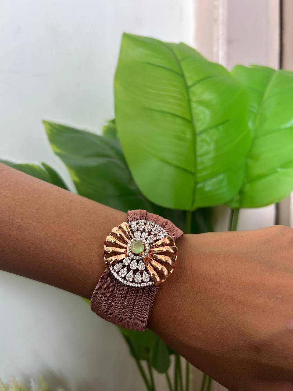 Rose Gold Mesh Bracelet for Women
