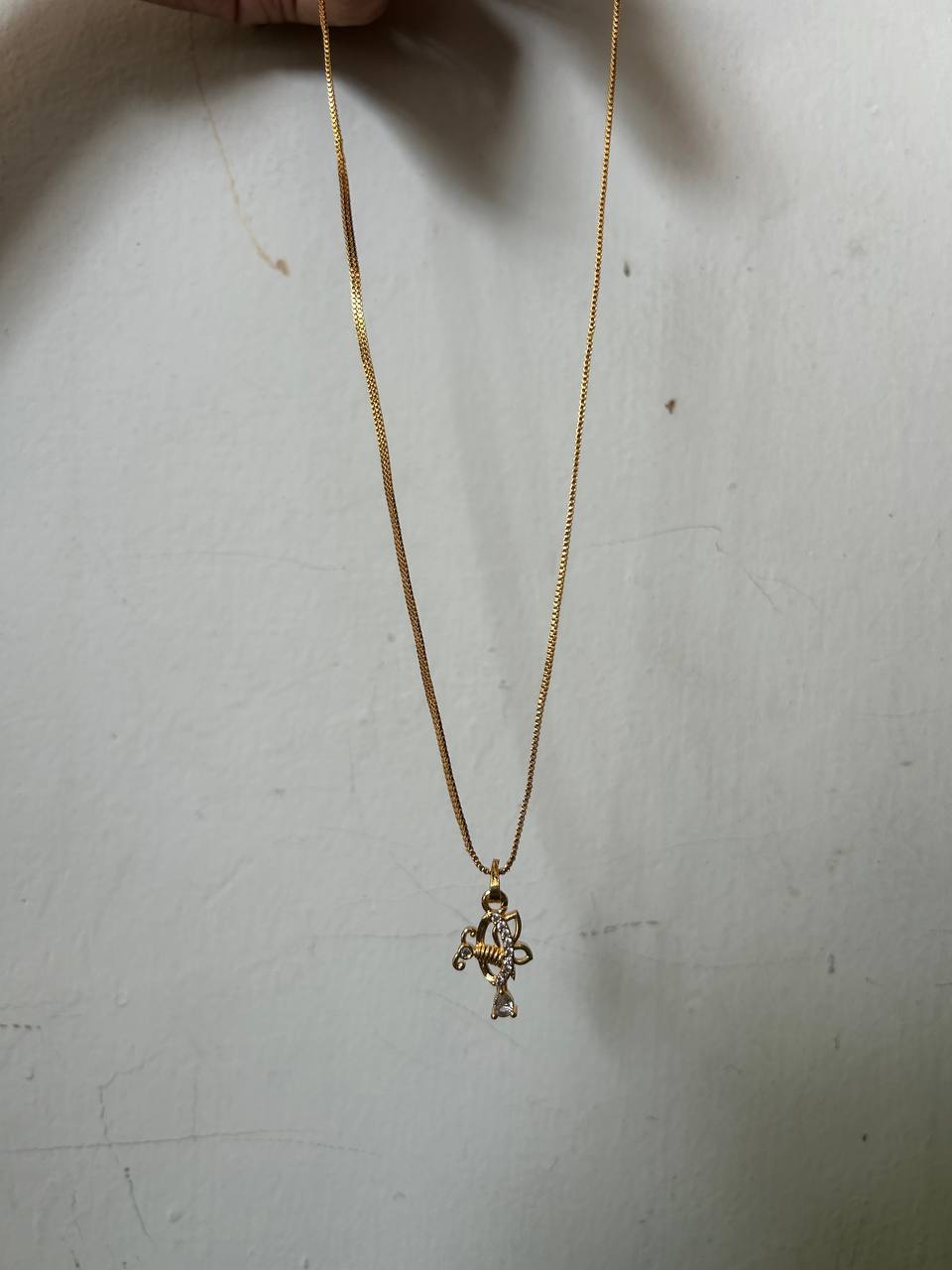 Aurelia Butterfly Charm Chain Pendant